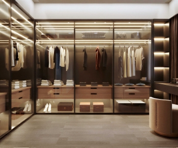 Modern Clothes Storage Area-ID:958508016