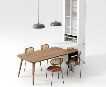 Modern Dining Table And Chairs-ID:891789918