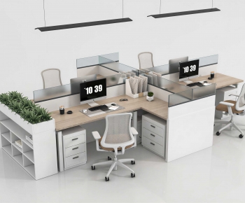 Modern Office Desk And Chair-ID:273283965