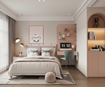 Modern Girl's Room Daughter's Room-ID:677180333