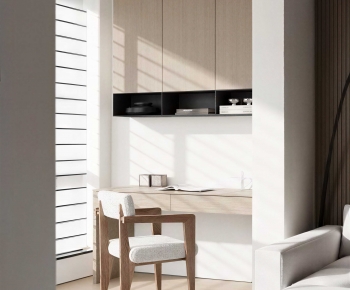 Modern Computer Desk And Chair-ID:683764936