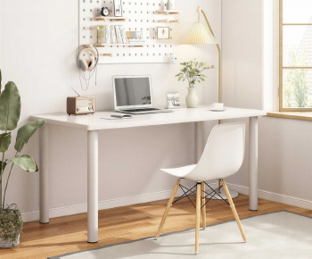 Modern Computer Desk And Chair-ID:150676976