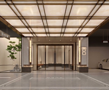 Modern Underground Parking Lot-ID:758390909