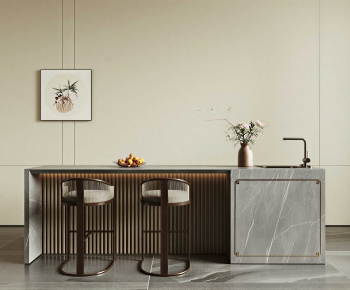 New Chinese Style Counter Bar-ID:804445982