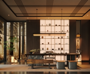 New Chinese Style Tea House-ID:308204895