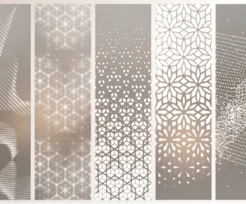 Modern Metal Screen Partition-ID:745608095