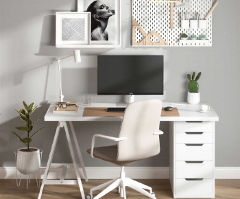 Modern Computer Desk-ID:596602928