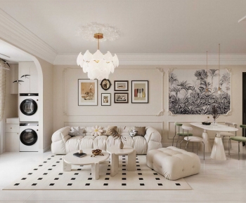 Modern A Living Room-ID:609299907