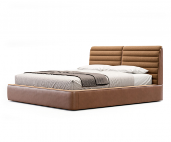 Modern Double Bed-ID:817758081