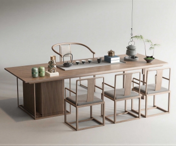 New Chinese Style Tea Tables And Chairs-ID:932687041