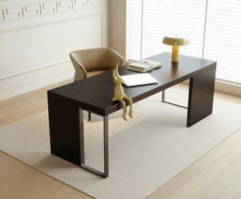 Modern Computer Desk And Chair-ID:162957914