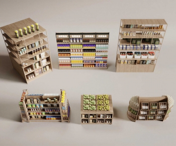 Modern Supermarket Shelf-ID:221935997