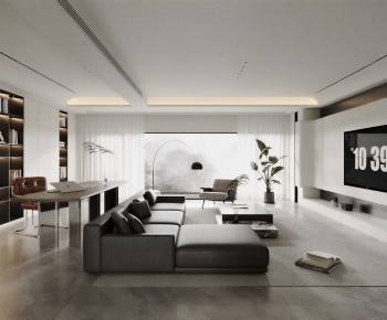 Modern A Living Room-ID:595762014