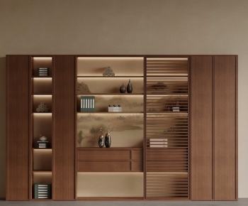 New Chinese Style Bookcase-ID:477190075