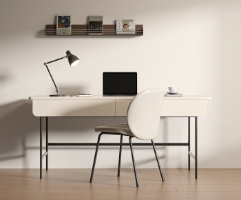 Modern Computer Desk And Chair-ID:972210887