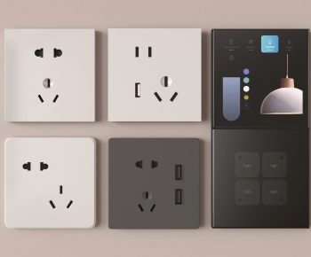 Modern Switch Socket Panel-ID:756767033