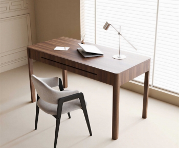 Modern Computer Desk And Chair-ID:512763024