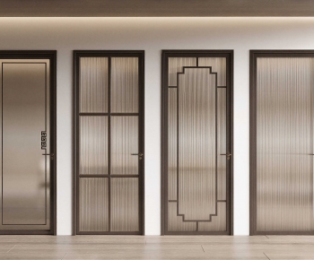 New Chinese Style Single Door-ID:981575019