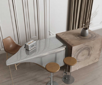 Modern Computer Desk And Chair-ID:296335948