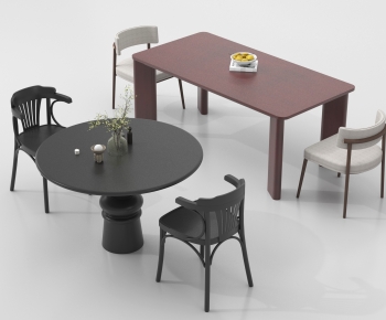 Modern Dining Table And Chairs-ID:701684007