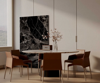 Modern Dining Table And Chairs-ID:858427059