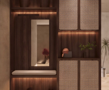 Wabi-sabi Style Shoe Cabinet-ID:980501288