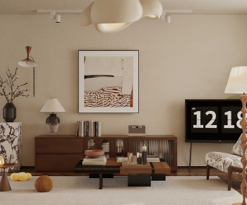 Modern A Living Room-ID:602494008