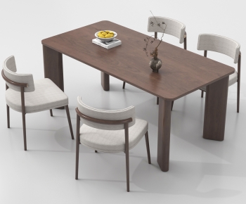 Modern Dining Table And Chairs-ID:414398913
