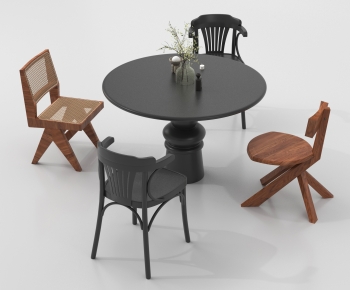 Modern Dining Table And Chairs-ID:441972974