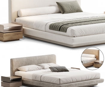 Modern Double Bed-ID:952908045