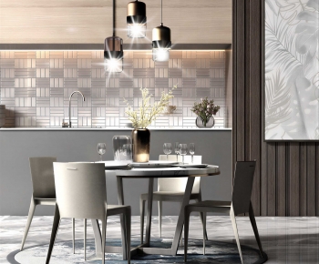 Modern Dining Table And Chairs-ID:406752116
