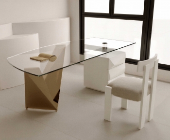 Modern Computer Desk And Chair-ID:606565952