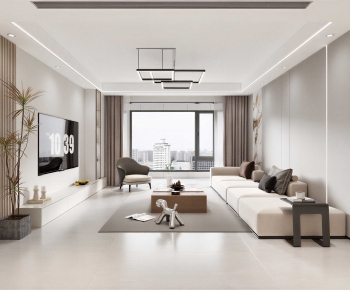 Modern A Living Room-ID:888873103