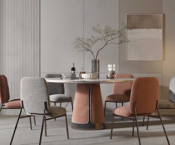 Modern Dining Table And Chairs-ID:163573038