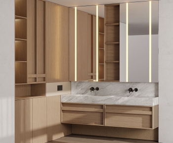 Modern Bathroom Cabinet-ID:891088968