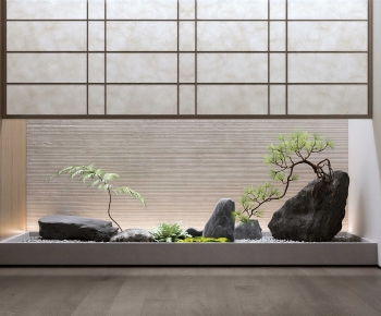 Japanese Style Plant Landscaping-ID:613372095