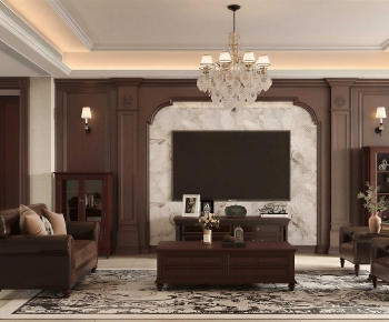 American Style A Living Room-ID:918350932