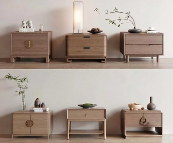 New Chinese Style Bedside Cupboard-ID:860228062