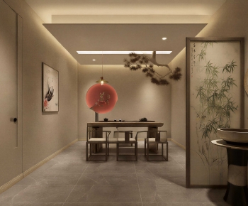 New Chinese Style Tea House-ID:381870034