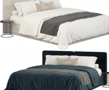 Modern Double Bed-ID:284279111