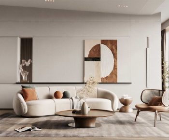 Modern A Living Room-ID:494865895