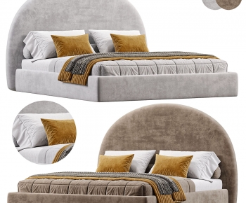 Modern Double Bed-ID:865605127
