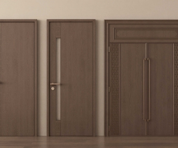 New Chinese Style Single Door-ID:101280275