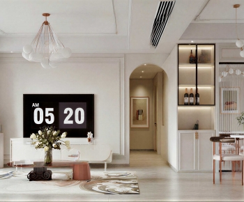 Modern A Living Room-ID:644577031