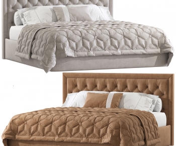 Modern Double Bed-ID:831198932