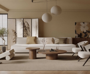Wabi-sabi Style A Living Room-ID:225099094
