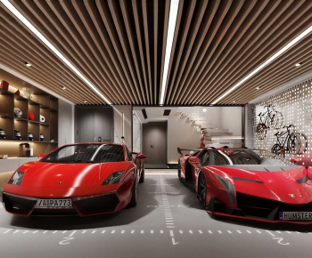 Modern Underground Garage-ID:762929921