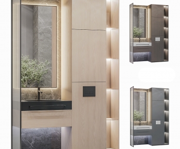 Modern Bathroom Cabinet-ID:191838984