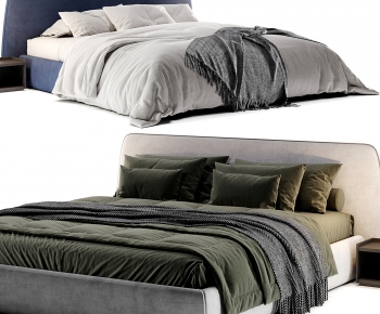 Modern Double Bed-ID:231833934