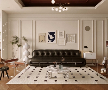 French Style A Living Room-ID:130855084